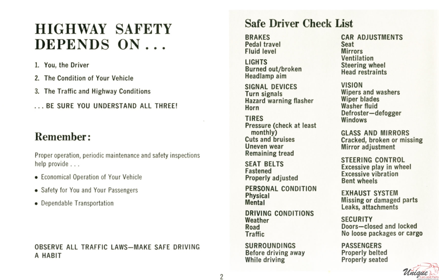1969 Pontiac Owners Manual Page 32